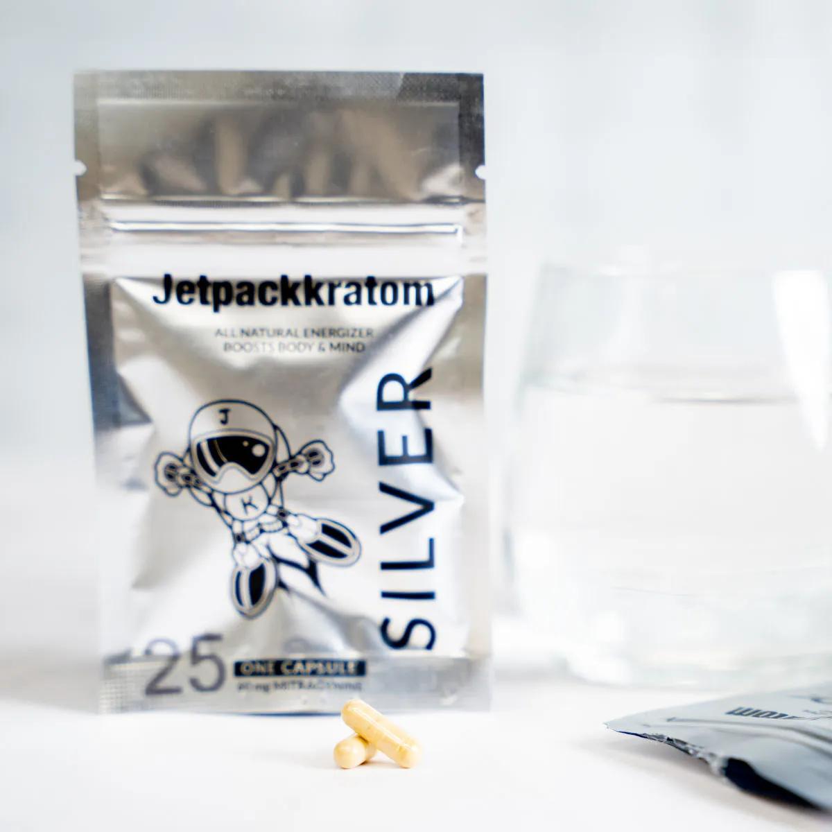 Jetpackkratom SILVER 60mg Extract - Capsules — image 2